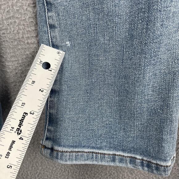 Madewell Jeans Womens 24 Light Wash Mid Rise Kick Out Denim Stretch Casual - Picture 3 of 13